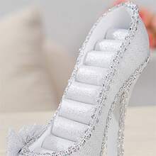 Jewelry Display Stand High Heeled Shoes Shaped Multi-Level Jewelry Holder Display For Earring, Bracelet, Ring - Bạc - Xem 7