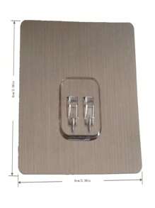 Adhesive Storage Shelf For Bathroom And Kitchen, No Drilling Required, With Sturdy Gel Pads, Special Corner Hooks And Clips, Random Color - Multicolor - View 3