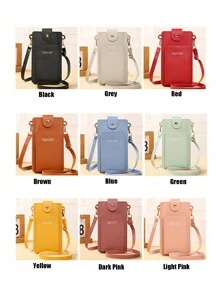 Customized Multifunctional Multi-Color Diagonal Cross Touchscreen Mobile Backpack, Coin Purse, Mini Storage Bag, ID Storage Bag, Card Bag, Suitable For Daily Wear, Can Be Customized With Your Name Or Abbreviation, Unique Custom Design, Can Be Used As A Holiday Gift, Birthday Gift, New Year Gift, Valentine's Day Gift For Family, Friends, Loved Ones, Colleagues,Boho Vibes