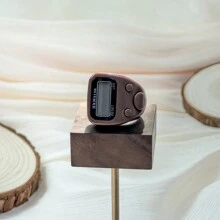 1pc Resettable 5-Digit LCD Electronic Finger Counter With Digital Display, Suitable For Sports, Training, Muslim Prayer Beads, And Tasbih Bracelet Ring Counter, Electronic Manual Button Counter, Compact Portable Finger Ring Counter, Thumb Tally Counter For Learning, Exercise, And Other Counting Activities - Multicolor - View 21