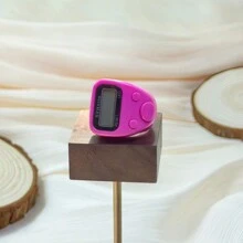1pc Resettable 5-Digit LCD Electronic Finger Counter With Digital Display, Suitable For Sports, Training, Muslim Prayer Beads, And Tasbih Bracelet Ring Counter, Electronic Manual Button Counter, Compact Portable Finger Ring Counter, Thumb Tally Counter For Learning, Exercise, And Other Counting Activities - Multicolor - View 23