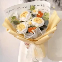 手工制作花束成品情人节、生日送给女朋友/男朋友的礼物 - 粉色 - 查看 1