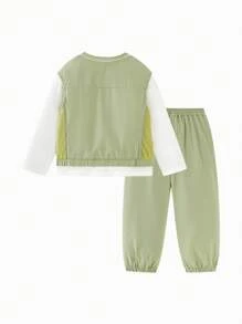 mini bala 男童寬鬆版型運動服，龍年春裝