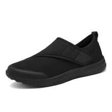New Walking Shoes, Casual Shoes, Shoes For The Elderly, Home Shoes, Light Breathable, Anti-Slip Wear - Black - View 3