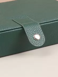 1 pièce Boîte à bijoux  portable pour ranger les bagues, boucles d'oreilles, colliers et bracelets, cadeau pour la rentrée scolaire