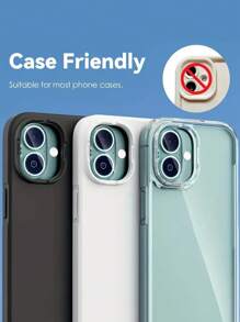 3D Thickened Glass Camera Lens Protector For IPhone 17/17 Pro/17 Pro Max/17 Air /11/12/13/14/15/16 Pro Max Plus, Provides Full Coverage Rear Camera Film, Scratch-Resistant, Easy To Install