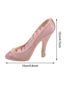 1 件创意高跟鞋首饰架，珠宝展示架，戒指，手镯，项链，胸针，别针收纳架礼物女士女孩 - 彩色 - 查看 2