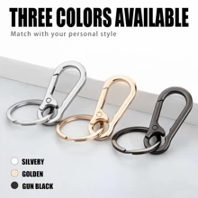 3 peças/1 peça Chaveiro Metálico Multifuncional, Clipe Organizador de Chaveiro de Fácil Remoção, Chaveiro de Casa e Carro com Argola para Chaves (Dourado/Preto/Prata), Chaveiro Criativo de Porquinho de Leite com Desenho de Desenho Animado, Decoração Multiuso para Carro, Mochila ou Bolsa, Presente da Moda para o Natal, para Jóias, Artesanato em Crochê, Decoração de Mochilas, Acessório de Bolsa de Luxo, Dia dos Namorados, Acessórios de Jóias da Moda, Presentes de Aniversário e Feriados para Casais, Adequado para Encantos de Bolsa, Chaves do Carro