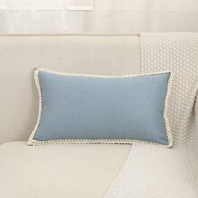 1pc Chenille Braided Decorative Throw Pillow Case For Living Room, Sofa, Bedroom