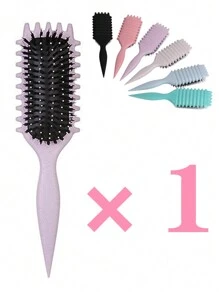 Cepillo para definir rizos, cepillo de peinado para cabello rizado para desenredar, dar forma y definir rizos para mujeres y hombres con menos tensión, diseñado por Candy Brush por Candy Brush, cepillo de pelo, peine, herramientas de peluquería, productos y accesorios de peluquería para salón de belleza, artículos de viaje esenciales