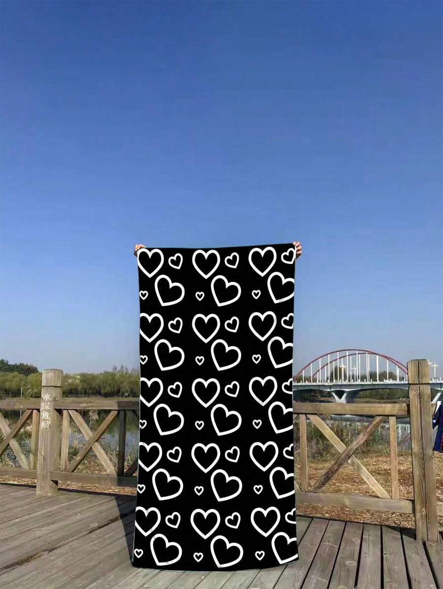 1 件吸水防沙动漫/卡通沙滩巾/浴巾母亲节鲜花，给妈妈的个性化礼物，最后一分钟的礼物，母亲节创意，母亲节礼物，给妈妈的手工卡片，50 美元以下的最佳母亲节礼物夏季旅行，假期浴室装饰海滩必需品