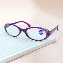 新款时尚镶钻老花镜，男女款，舒适年轻，个性化眼镜 - clear - 查看 19