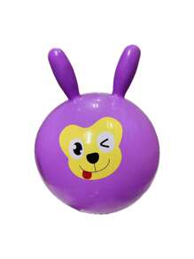 1 Piece 45cm Inflatable Bouncing Ball, Indoor Sports, Explosion-Proof, Good Quality - Purple - View 1