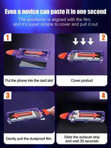 2pcs 9H Ultra-Clear Full Screen Coverage No-Bezel Screen Protector Compatible With Apple 17/17 Pro/17 Pro Max/16/15/15 Plus/15 Pro/15 Pro Max, Self-Adhering With Black Edges, Easy To Apply With No Bubbles Or Gaps, High Sensitivity Touch, Anti-Fingerprint, Water-Resistant, Anti-Scratch, Fits X-17 Series