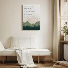 1 Pc Inspirational Canvas Wall Art Canvas Print Positive Canvas Painting Office Home Wall Decor Framed Gift For Living Room Bedroom