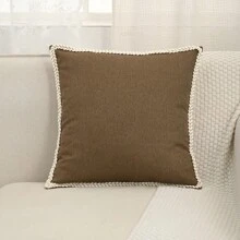 1pc Chenille Braided Decorative Throw Pillow Case For Living Room, Sofa, Bedroom