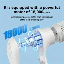 A Set Of Rechargeable Electric Cleaning Brushes With 5 Brush Heads - A Multifunctional Handheld Brush With USB Charging, Suitable For Household Cleaning Tools In Bathrooms, Kitchens, Bedrooms, Living Rooms, And Toilets