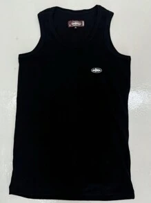 Corteiz Rtw London Crtz Central Cee Ribbed Tank Top - Negro - Ver 2