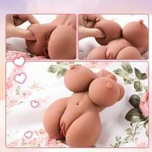 Adult Sex Doll Male Masturbator, Mini Love Lifelike Pocket Pussy Dolls For Men With 3D Realistic Masturbation, Doll Toys TPE Material Brown