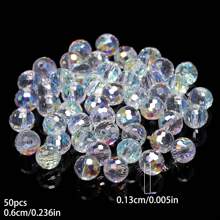 6/8/10mm AB Color Faceted Austrian Crystal Beads Round Cute Loose Spacer Beads For Jewelry Making DIY Elegant Bracelets Necklace Handmade Crafts Supplies - Beads - View 20