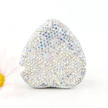 2pcs Jewelry Storage Box, Creative Proposal/Wedding Earrings Necklace Travel Portable Heart-Shaped Organizer