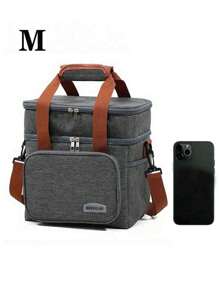 1pc S/M Double Layer Lunch Bag For Women Insulated Lunch Box For Men For Adult Reusable Lunch Tote Bag For Work, Picnic, School Or Travel Woman Lunch Box Bag Ladies School Supplies Stuff Accessories Bag For School School Accessories School Stuff