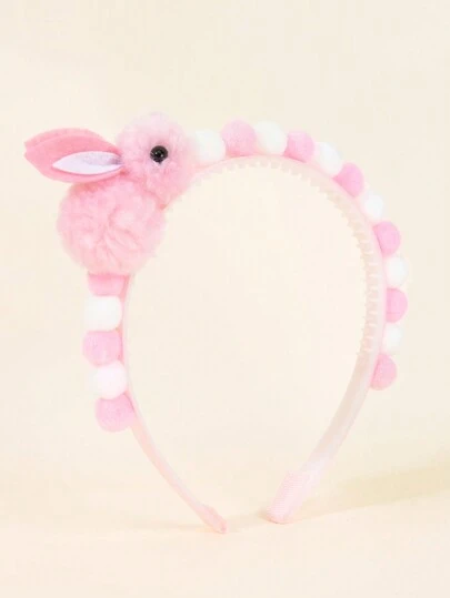 1pc Cute Easter Headband, Rabbit Decor Hair Hoop, Ideal Gift And Hair Accessory For Easter Party