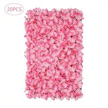 Futchoy Futchoy 20x Fleur Artificielle Mur Rose Mur DIY Mariage Rue Toile de fond Décor Floral