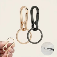 3 peças/1 peça Chaveiro Metálico Multifuncional, Clipe Organizador de Chaveiro de Fácil Remoção, Chaveiro de Casa e Carro com Argola para Chaves (Dourado/Preto/Prata), Chaveiro Criativo de Porquinho de Leite com Desenho de Desenho Animado, Decoração Multiuso para Carro, Mochila ou Bolsa, Presente da Moda para o Natal, para Jóias, Artesanato em Crochê, Decoração de Mochilas, Acessório de Bolsa de Luxo, Dia dos Namorados, Acessórios de Jóias da Moda, Presentes de Aniversário e Feriados para Casais, Adequado para Encantos de Bolsa, Chaves do Carro