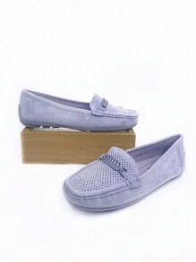 Women Flats - Purple - View 4