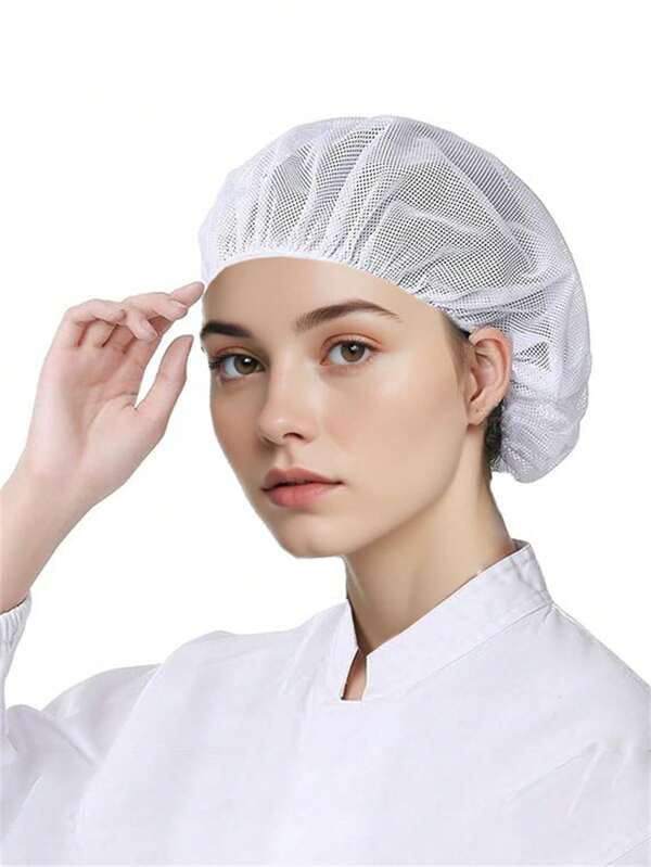 8 pezzi di berretti da chef regolabili, riutilizzabili e lavabili, adatti per la cucina e il servizio di ristorazione, unisex