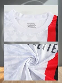 Customized Logo For Youth Girl's Sportswear, Personalized Customization DIY, Customization Belongs To You Uniquely"-2024 Customizable AC Milan-Inspired Teen Girls Football Kit (Ages 13-16) - Personalized Jersey And Shorts Set, Home Design Style"