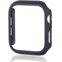 Juego de 6 fundas protectoras serie 10 de 42 mm y 46 mm, compatibles con relojes de la serie 9/8/7 de 41 mm y 45 mm, de policarbonato duro con diseño hueco, fácil de instalar, protección del marco multicolor - Color transparente + color transparente + plata + plata + negro + negro - Ver 3