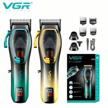 Recortadora de pelo VGR 9000 RPM inalámbrica con pantalla digital recargable, recortadora de acabado para hombres V-674 - Multicolor - Ver 3