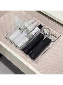 1/5/7/11 Stück Make-up Organizer Box, Schubladenartiger Make-up und Hautpflege Aufbewahrungskasten für Lippenstift, Make-up Pinsel, Parfüm, Gesichtsmasken, Nagellack, Toner, Lidschattenpalette, Badezimmer & Schlafzimmer Aufbewahrung, elegantes transparentes PET-Material, Kosmetikorganizer Tablett Tasche, Taschen, Make-up Tasche, Kosmetikaufbewahrung, Organizer, Aufbewahrung, Make-up Organizer, Make-up Taschen - Transparent - Übersicht 10