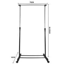 Clothing Rail Garment Rack Display Hanger Hanging Stand Cloth And Shoe Shelf - Single Pole - View 11