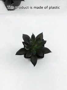 1/3/5pcs Artificial Succulents Mini Potted Plants - Suitable For Home, Office, Desk, Bathroom, Bedroom, Garden Decoration Gifts Birthday Graduation,Garden Decor,Outdoor Plant,Gardening,Fake Flowers Home Decor Back To School Room Decor School Supplies