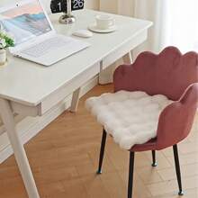 1pc Plush Pom-Pom U-Shaped Chair/Seat Cushion, Buttocks Cushion For Office Long-Time Sitting, Dining Chair, Sofa, Home Decor, Student Chair, Office, Living Room