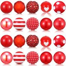 20 件大号泡泡糖珠焦点珠笔珠大号水钻珍珠珠圣诞珠适用于笔学校珠宝制作钥匙扣工艺品制作 - 珠 - 查看 11