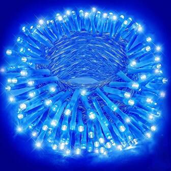 1pc Whimsical Battery Operated LED String Fairy Lights - Lighted Holiday Displays For Indoor/Outdoor Christmas Garland, Wedding, Party Decorations - Plastic Material, Energy-Efficient, Easy To Hang, No Batteries Included