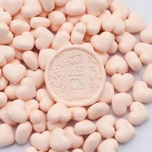 200颗/袋 心形封蜡珠，适用于印章、手工卡片和信封装饰、蜡封、DIY工艺品、礼品包装、信封封口、派对邀请函、剪贴簿、返校季、文具 - 心形 - 查看 17