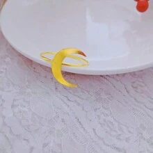 3/4/5/6/8 Pcs Serviette Holders, Hotel Supplies Napkin Rings, Home & Kitchen Dining Table Decor, Metal Napkin Rings In Multiple Colors, Suitable For Everyday Use, Parties, Guests, All Seasons - Multicolor - View 11