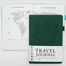Cahier de planification de voyage, convient aux hommes et aux femmes, planificateur d'itinéraire de voyage et journal de souvenirs de voyage, comprend 6 planifications de voyage, planificateur de voyage, cadeau de voyage, cadeau de voyage créatif et raffiné - Multicolore - Voir 11