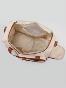 Buqingting 1 套大容量尼龙彩色柜台折叠手提包独立鞋隔层，运动瑜伽健身服储物袋，旅行包旅行包旅行整理器服装机场旅行服装旅行用品旅行包圣诞礼物创意女士女孩圣诞礼物妈妈生日礼物妈妈朋友健身包运动包训练包节日感恩节感谢礼物盥洗包洗漱包盥洗旅行包度假节日必需品学校用品旅行必需品女士大学宿舍浴室 - 彩色 - 查看 12