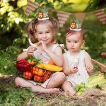 1st Birthday Decorations, 1st Birthday Crown - Lion 1st Birthday Hat, Jungle Wild Animal Zoo Wild One Boy Birthday Hat Decor, 1st Birthday Decorations - Multicolor - View 4