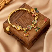 风水貔貅手镯，招财进宝，无包装盒 - 星星 - 查看 1