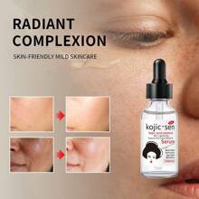 ALDTVQWA 曲酸亮白保湿面部精华液、皮肤修复保湿精华液、提亮肤色 - 白色 - 查看 4