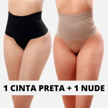 Kit 2 Galena Women's Shaping Belt, High Waist, Firm, High Compression, Non-Marking, Comfortable, Adult - Nhiều màu - Xem 7