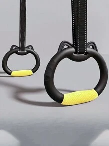 Adjustable Gymnastics Rings - PA Material, Suitable For Grip Strength Training, Easy Installation, Load Capacity Up To 661.39 Lbs - Perfect Choice For Home Workout