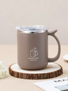 1 件 304 不锈钢保温杯带盖，双层保温杯适用于茶、牛奶、咖啡、热饮、学生宿舍水杯水瓶返校 - 彩色 - 查看 12